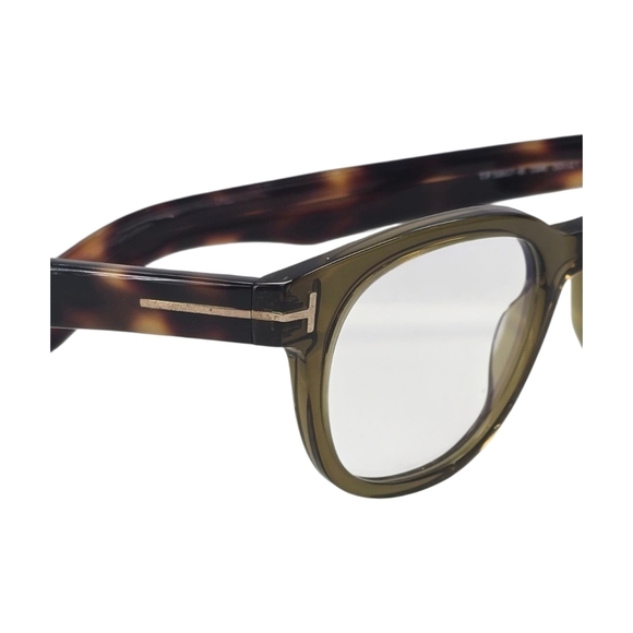 Tom Ford Green Tortoise Shell Glasses - Picture 3 of 6